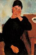 Amedeo Modigliani Elvira Resting at a Table china oil painting artist